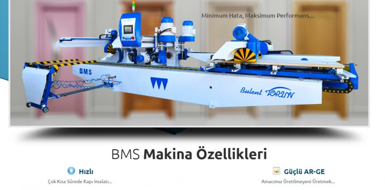 Bülent Machinery Web Site