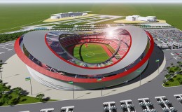 Kigali Olimpic Stadium 3D Animation Work