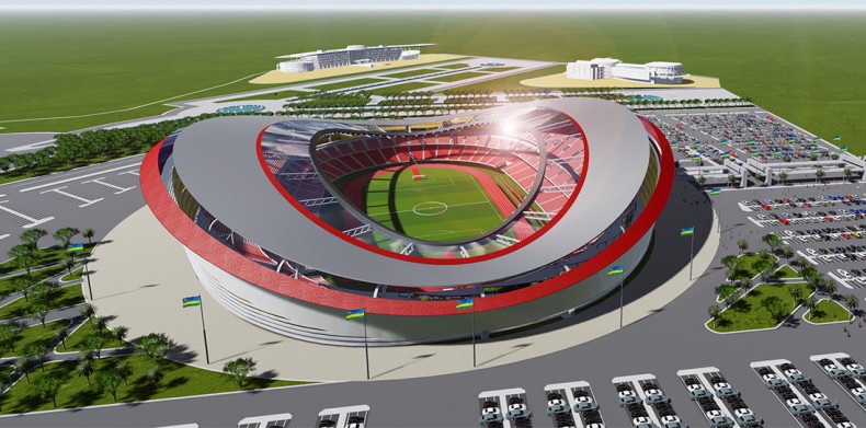 Kigali Olimpic Stadium 3D Animation Work